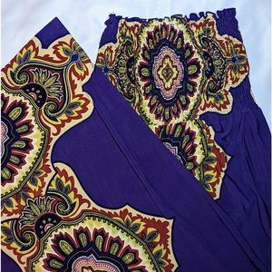 Strapless lightweight maxi dress
